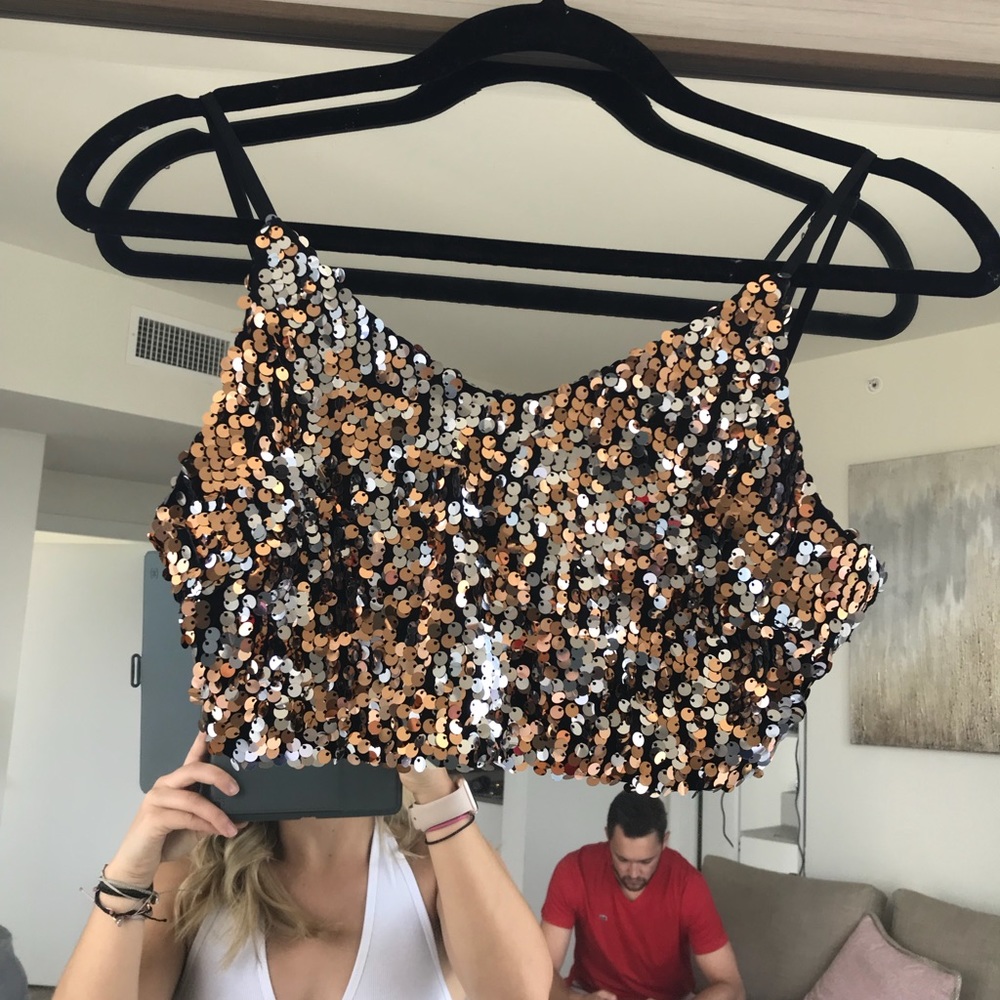 New Years crop top